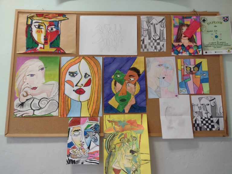 El concurso „Ser como Picasso” czyli konkurs plastyczny „Być jak Picasso”.