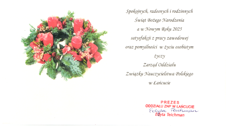 ŻYCZENIA OD ZNP