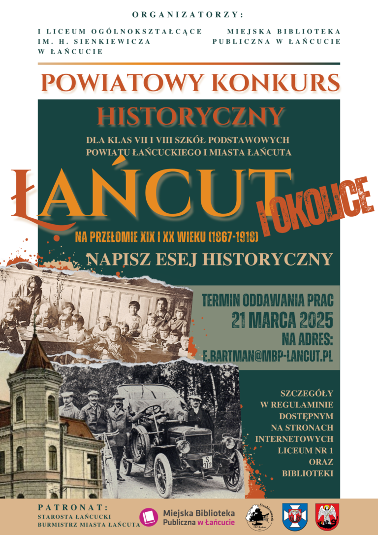 POWIATOWY KONKURS HISTORYCZNY – „OPOWIEDZ MI HISTORIĘ… „