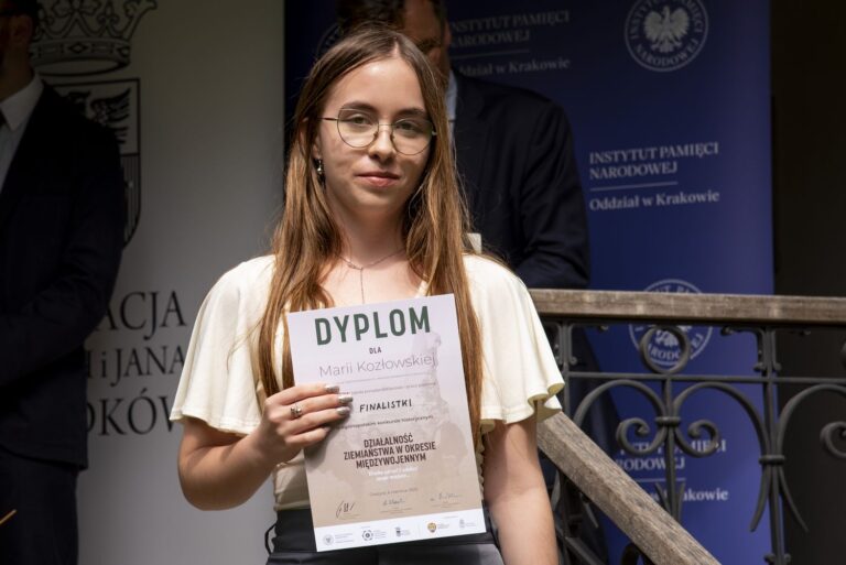 Finalistka Ogólnopolskiego Konkursu Historycznego
